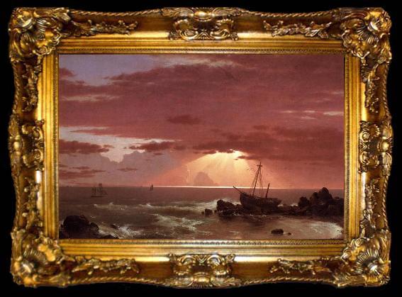 framed  Frederic Edwin Church The Wreck, ta009-2